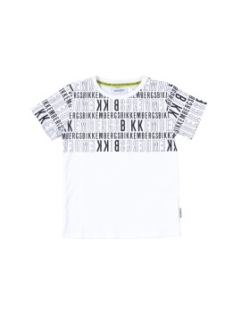 T-shirt  Bikkembergs bambino estiva mezza manica bianca 8 anni - 16 anni