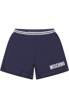 Pantaloncino blu Moschino neonato collezione p/e 2022  6 mesi- 3 anni