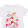 T-shirt bianca  Billieblush bambina estiva 2 anni- 12 anni