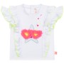 T-shirt bianca  Billieblush neonata estiva 6 mesi- 2 anni