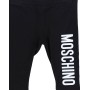 leggings in cotone Moschino neonata nero collezione a/i 2023 6 mesi- 3 anni