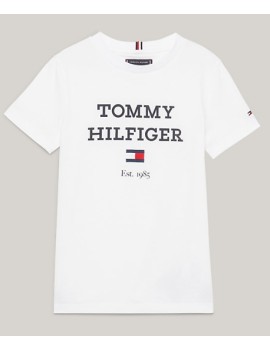 T-shirt Tommy Hilfiger bambino estiva in cotone manica corta 2 anni- 16 anni