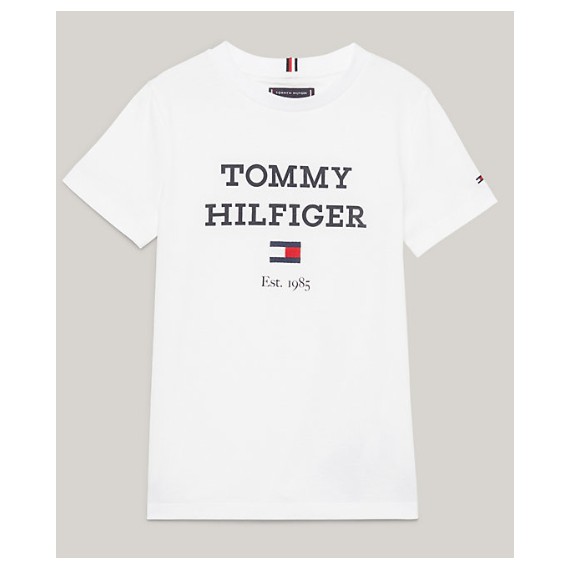 T-shirt Tommy Hilfiger bambino estiva in cotone manica corta 2 anni- 16 anni