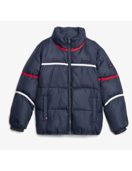 Piumino Tommy Hilfiger blu bambino invernale 2 anni- 16 anni